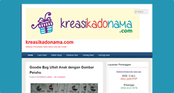 Desktop Screenshot of kreasikadonama.com